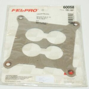 Pakning mellem karburator og indsug.