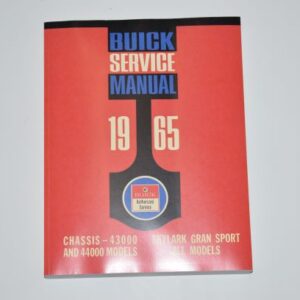 Service manual 1965 Buick
