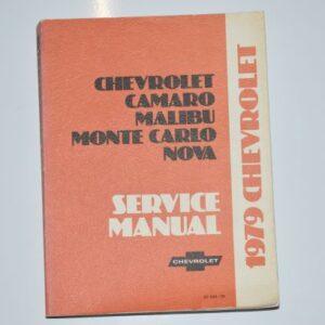 Service manual 1979 Chevrolet