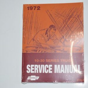 Reparationsmanual 1972 Chevrolet truck