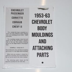 Reparationsmanual 1958 Chevrolet