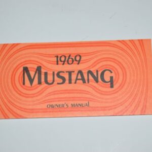 Instruktionsbog 1969 Mustang