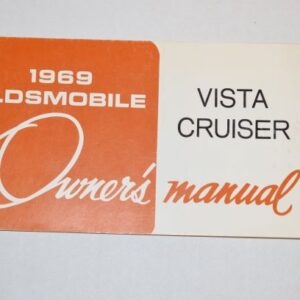 Instruktionsbog 1969 Oldsmobile Vista Cruiser