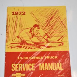 Reparationsmanual 1972 Chevrolet pickup