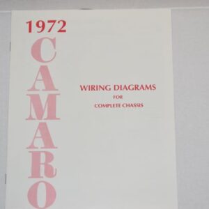 Ledningsdiagram 1972 Chevrolet Camaro