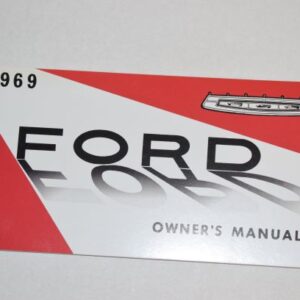 Instruktionsbog 1969 Ford