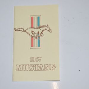 Instruktionsbog 1967 Mustang