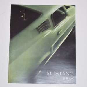 Salgsbrochure 1968 Mustang
