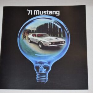Salgsbrochure 1971 Ford Mustang