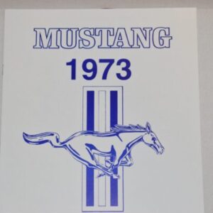 Ledningsdiagram 1973 Ford Mustang