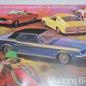 Salgsbrochure 1967 Ford Mustang