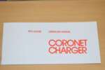 Instruktionsbog 1972 Charger