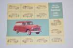 Salgsbrochure 1956 Chevrolet panel truck