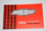 Instruktionsbog 1969 Chevrolet