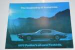 Salgsbrochure - Pontiac 1970