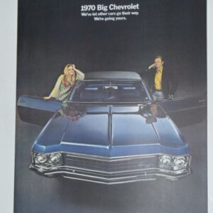 Salgsbrochure Chevrolet 1970
