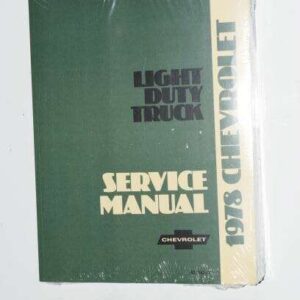 Reparationsmanual Chevrolet 1978