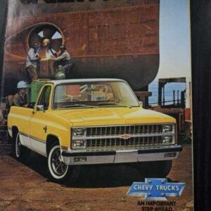 Salgsbrochure Chevrolet 1986
