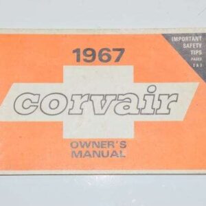 Instruktionsbog Chevrolet 1967