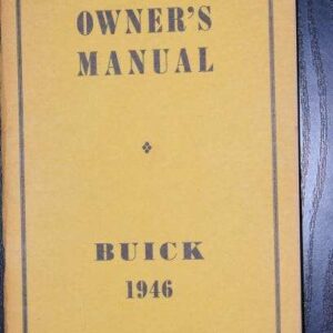 Instruktionsbog Buick 1941