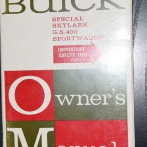 Instruktionsbog Buick 1967