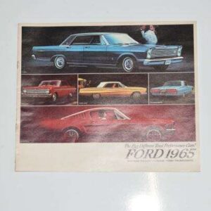 Salgsbrochure Ford 1965