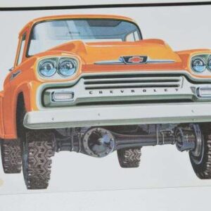 Salgsbrochure Chevrolet 1958