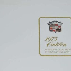 Salgsbrochure Cadillac 1975