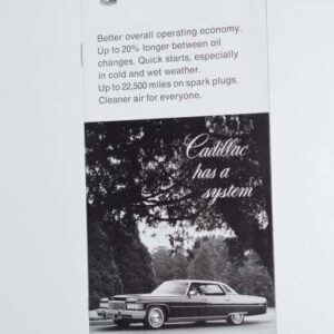 Salgsbrochure Cadillac 1975