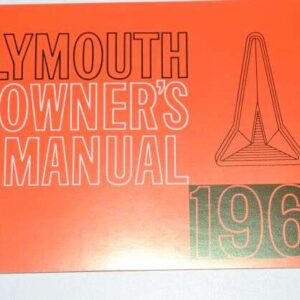 Instruktionsbog Plymouth 1961