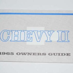 Instruktionsbog Chevrolet 1965