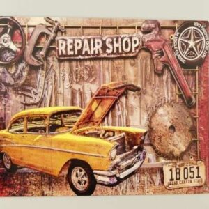 Skilt. Repair Shop (25x20 cm.)