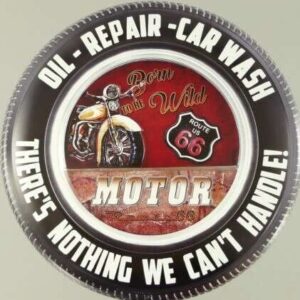 Skilt Motor (Ø 40 cm.)