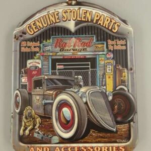 Skilt. Rat Rod Garage (36x46 cm)