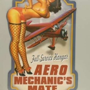 Skilt Aero Mechanics Mate (41x68 cm.)