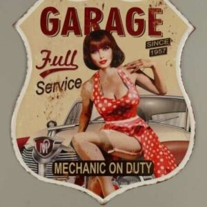 Skilt. Garage (33x39 cm)