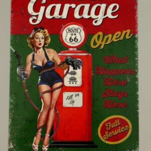 Skilt. Tune Up Garage (25x33 cm)