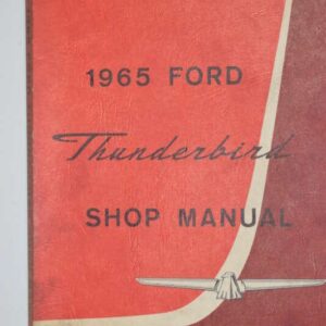 Reparationsmanual Ford 1965