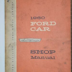 Reparationsmanual Ford 1960