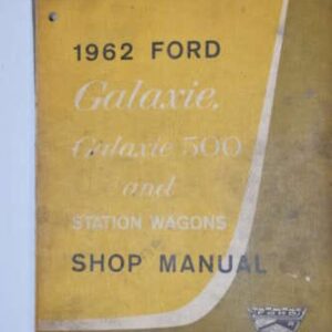 Reparationsmanual Ford 1962-63