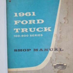 Reparationsmanual Ford 1961