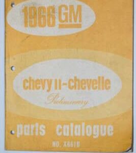 Reservedelskatalog Chevrolet 1966