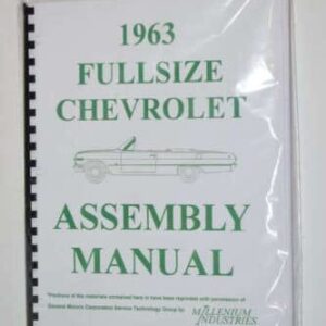 Reparationsmanual Chevrolet 1963 (Assembly manual)