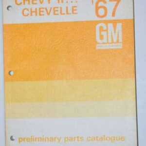 Reservedelsmanual Chevrolet 1967 (kun reservedelsnumre)