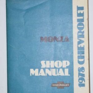 Reparationsmanual Chevrolet 1978