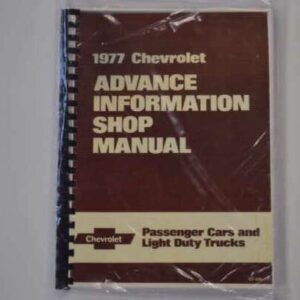 Reparationsmanual Chevrolet 1977