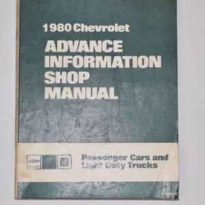 Reparationsmanual Chevrolet 1980