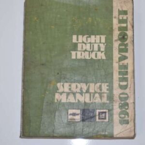 Reparationsmanual Chevrolet 1980