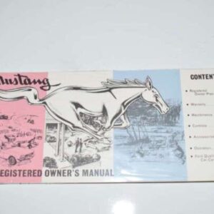 Instruktionsbog Ford 1964