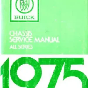 Reparationsmanual 1975 Buick  (1 stk. brugt til 500 kr på lager)